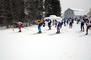 Лыжная гонка в ЦСО Карпово 2017